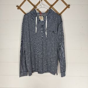 Ruff hewn hooded shirt